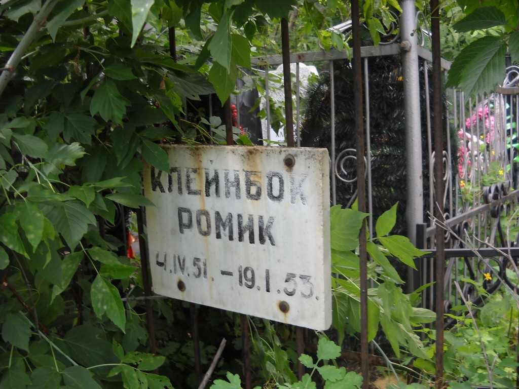 Клеинбок Ромик , Саратов, Еврейское кладбище